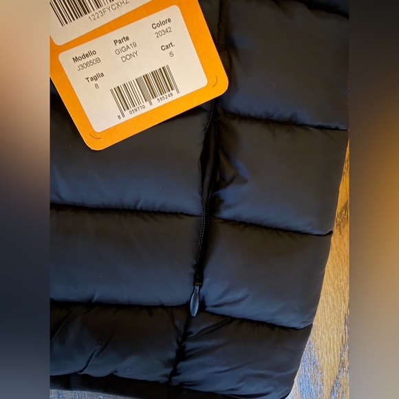 NWT Save The Duck Kids Boys Dony Puffer Jacket Black Size 8 - Picture 8 of 15